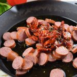 Kielbasa with Peppers and Onions Recipe (Keto, Paleo)
