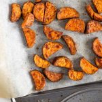 Maple Cinnamon Roasted Sweet Potatoes - Always Nourished