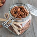Paleo Maple Glazed Pecans {A Healthy High Protein Snack Recipe}