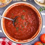 The Best Marinara Sauce Recipe - Easy & Quick - girl. Inspired.