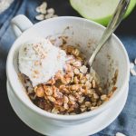 Microwave Apple Crisp - Single Serving Apple Crisp Recipe In Minutes!