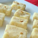 Microwave Ricotta Cheese Badam (Almond) Burfi