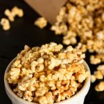 Mom's Microwave Caramel Popcorn | a farmgirl's dabbles