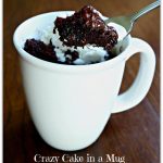 Crazy Cake in a Mug - No Eggs, Milk or Butter, Ready in Minutes - Sweet  Little Bluebird