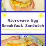 Microwave Egg Breakfast Sandwich / The Grateful Girl Cooks!