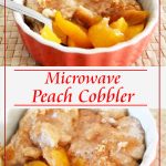 Microwave 3-Ingredient Peach Cobbler | Just Microwave It