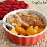 Microwave 3-Ingredient Peach Cobbler | Just Microwave It