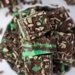 Microwave Mint Chocolate Fudge