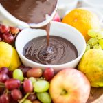 Chocolate fondue Recipe - ZoëBakes