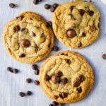 Chocolate Peanut Butter Cookies – Dark & Chewy (Flourless)