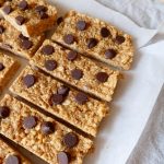 No Bake Chocolate Oatmeal Bars - On My Kids Plate