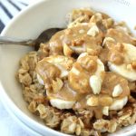 3-Minute Peanut Butter Egg White Oatmeal - Healthy Liv