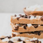 Peanut Butter & Chocolate Chip Fudge with Coconut Flakes - Wholesome  Patisserie