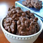 Easy 2 Ingredient Peanut Clusters in Microwave Stove Top or Slow Cooker