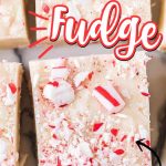 Peppermint fudge - only 4 easy ingredients for peppermint fudge recipe