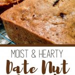 Date Nut Bread - a Tender, Hearty, Low Fat Classic | The Wild Olive