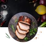 LG Cooking - CookBook : Pork Fillet in Bacon with Eggplant | LG SouthAfrica