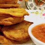 Potato and Egg Bajji (Pakoras) with a Super Quick homemade Chilli sauce -  Recipes are Simple