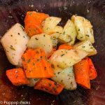 Potatoes and Carrots in the Microwave - Poppop Cooks