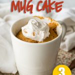 Pumpkin Mug Cake Recipe - I Wash You Dry