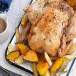 Fresh Herb-Garlic Roasted Chicken - A Life Delicious