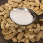 Oil free Salted n Roasted Cashews Recipe in Microwave |