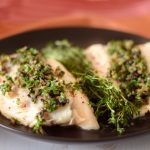 Slow Roasted Cod with Pesto • Calling to Chit Chat