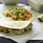 Salmon Tacos with Cucumber and Tomato Salsa - Feed Your Sole