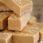 Microwave Salted Caramel Fudge | 5 Ingredients - Bake Play Smile