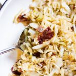 Easy Sautéed Cabbage, Sauerkraut, and Bacon | Abra's Kitchen