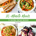 End 2020 with 20 Recipes for 20-minute Meals! Gift idea! • Faithful Plateful