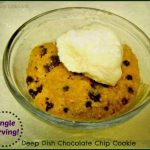 Single Deep Dish Chocolate Chip Cookie / The Grateful Girl Cooks!