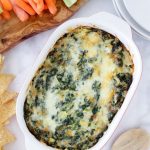 Healthy Spinach Artichoke Dip - Gluten Free - Hungry Hobby