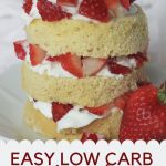 Microwavable Low-Carb Strawberry Shortcake - Clean Fingers Laynie