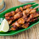 thai chicken skewers with peanut-free satay sauce - the best party food