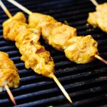 thai chicken skewers with peanut-free satay sauce - the best party food