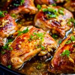 Oven Baked Garlic Butter Chicken Thighs - Table of Laughter