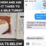 People Ask Parents How to Microwave 25-Pound Turkey in Thanksgiving Prank |  Fatherly