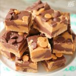 Chocolate Peanut Butter Fudge • Dance Around the Kitchen