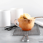 5 Minute Vanilla Mug Cake (No Eggs!) - Baking Envy