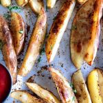 Vegan Peri Peri Potato Wedges | Baked Potato Wedges - Polka Puffs