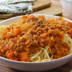 Browned Butter Aglio e Olio Spaghetti Recipe | At The Table Tonight