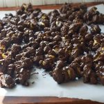 Salted Chocolate Almond Bark Puffcorn | 3 ingredients...NO BAKE!