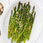 Garlic and Parmesan Roasted Asparagus - I Am Homesteader