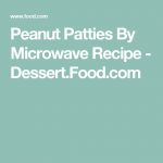 Peanut Patties - Grace Like Rain Blog