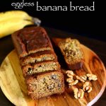 Caramel & Coffee Banana Bread - Eggless, Whole Wheat »
