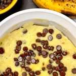 Banana Chocolate Chip Mug Cake {Just 4 ingredients!} - Lauren Fit Foodie