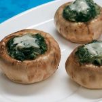 Stuffed Mushrooms ( Microwave Recipe ), Indian Microwave Recipes