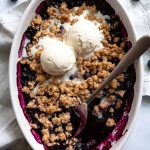 Quick and Easy Blueberry Crisp Recipe| Foodtasia - the VERY BEST