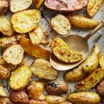 Oven Roasted Fingerling Potatoes with Herbs & Vinegar Recipe | Food & Drink  | Rip & Tan